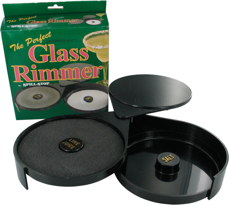 Product image #2 for Spill-Stop 2-Tier Plastic Margarita Glass Rimmer, Salt and Lime Juice, Fits 6-1/4-Inch Glasses