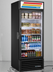 Thumbnail image #5 for True One-Section Glass Door Merchandiser Refrigerator with Health Safety Timer, 5 Shelves, Black Exterior (GDM-26-HST02-HC~TSL01)