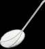 Thumbnail image #3 for Carlisle 8-Inch Round Mesh Bowl Skimmer, Nickel-Plated Steel, 22-Inch Long