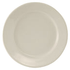 Thumbnail image #1 for Tuxton China Reno TRE-921 Ceramic Plate, 12-3/8" Round, Wide Rolled Rim, American White/Eggshell 1 Dozen