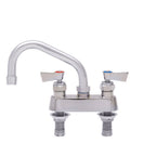 Thumbnail image #1 for Fisher 53767 Pot Sink Faucet, 4" Centers, 10" Swing Spout, Lever Handles, Stainless Steel