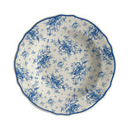 Thumbnail image #1 for Steelite International HL Ivory HL56463889 Rim Soup Bowl, 12.75 oz, 9.125 in, Liliana Blue, Scalloped Edge Case of 2 Dozen