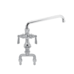 Thumbnail image #1 for Component Hardware Top-Line TLL50-9110-SE1Z Double Pantry Faucet, Deck-Mount, Ceramic Valves, 10" Stainless Steel Swing Spout