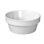 Thumbnail image #1 for Thunder Group Nustone NS502W White Melamine Fluted Ramekin, 2-1/2 oz, 2-7/8 in Diameter Case of 20 Dozen