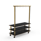 Thumbnail image #1 for Steelite International Mogogo, Modular MGCMLA06MBXW 3-Tier Modular Buffet Serving Unit, Classic Arch, 71"W x 29-1/2"D x 96"H