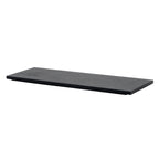 Thumbnail image #1 for Steelite International Creations Buffet 7368MW508 Gastronorm 2/4 Rectangular Wood Serving Tile, Pivot Onyx, 21.875 x 7.375 x 0.625 in