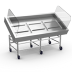 Thumbnail image #1 for Winholt Equipment SSMIT-3672ADJ-DV-XB-SNG Mobile Merchandiser