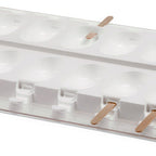 Thumbnail image #1 for JB Prince M655 Flexible Silicone Mini Lollipop Mold Tray, 12-Cavity