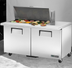 Thumbnail image #5 for True Mega Top 60-Inch Self-Contained Sandwich/Salad Prep Table with 18 Pan Top and 2 Doors
