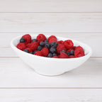 Thumbnail image #2 for G.E.T. Moderne - EGS M85-NW Oblong Melamine Bowl, 16 oz, 8 x 5 x 2-1/4 in, White Case of 6