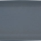 Thumbnail image #1 for International Tableware Strata™ SR-111 Rectangular Stoneware Platter, 10 x 5 in, Reactive Glaze, Two-Tone Nevada Grey and Sand 1 Dozen