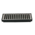 Thumbnail image #1 for Curtis DTP-08 Removable Plastic Drip Tray with Stainless Steel Grill, 8" Wide