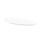 Thumbnail image #1 for G.E.T. The Naturals - EGS M1465PL-NW . . Melamine Leaf Platter, 14 in, White Case of 6