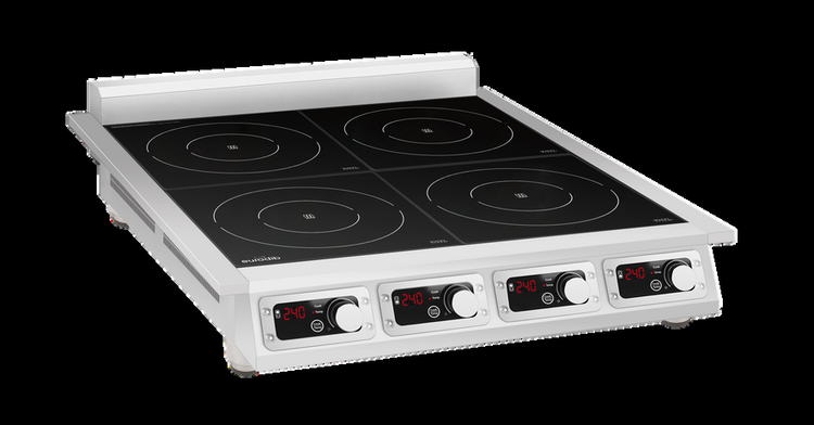 Product image #6 for Eurodib CCI4351PH Commercial 4-Zone Induction Cooktop, 31.2-Inch, 240V, Stainless Steel