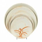 Thumbnail image #1 for Thunder Group Gold Orchid 1708 Round Melamine Plate, 8-1/4" Diameter Case of 2 Dozen