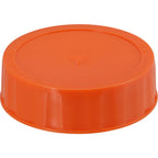 Thumbnail image #1 for AllPoints Foodservice Parts & Supplies 2802360 Plastic Identification Label Caps, Orange, 2" OD x 5/8" D x 1-3/4" ID