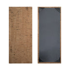 Thumbnail image #1 for Risch Vino VINO-1V 4.25X11 Single-View Padded Faux-Cork Menu Cover, 4-1/4" x 11" Case of 25