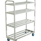 Thumbnail image #2 for Winholt Equipment ALMCS-60-424-CR-HD Aluminum Cooler Shelving, 4 Shelves, 60"W x 24"D x 79.5"H