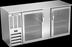 Thumbnail image #2 for Beverage-Air 68-Inch Two-Section Shallow Depth Food-Rated Back Bar Refrigerator with Glass Doors