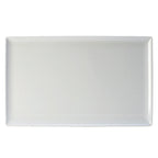 Thumbnail image #1 for Steelite International Creations, White 68A417EL591 Rectangular Melamine Platter, White, 21" x 12-3/4"