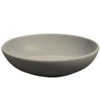 Thumbnail image #1 for Vertex China Elements E-B39-S Oval China Asian Soup Bowl, 32 oz, 8-1/2 in, Matte Gray 1 Dozen