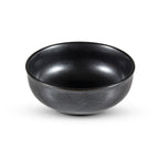 Thumbnail image #1 for Korin Inc Tessa Black BWL-320 Asian Soup Bowl, 24 oz, 6-inch Round Ceramic, Gunmetal Finish