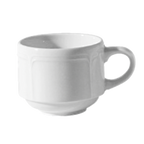 Thumbnail image #1 for Tableware Solutions USA Mont Blanc by Continental 66CCMOB031 6 oz Stackable China Coffee Cup Case of 24