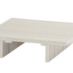 Thumbnail image #2 for Cal-Mil Vista 28601-3-141 Square HDPE Coastal Riser, 12" x 12" x 3"H