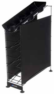 Product image #2 for Wireworks High-Capacity 4-Tier Countertop Cup Dispenser and Lid Organizer with Side Panels, 3 Dispensers
