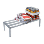 Thumbnail image #1 for Lakeside Manufacturing 9071 Aluminum Dunnage Rack, 48"W x 20"D x 8"H, 4 Lateral Bars, 2,000 lb Capacity