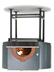 Thumbnail image #5 for Morello Forni FW110 Wood-Fired Round Stone Hearth Pizza Oven with Stand, 43-Inch Cooking Diameter