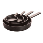 Thumbnail image #2 for G.E.T. cheforward 15007042012 Japanese Style Melamine Fry Pan Server, 11-1/2" x 8" x 2-1/2", Black Case of 12