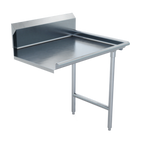 Thumbnail image #2 for Winholt Equipment CDT-16-S-24R Straight Clean Dish Table, Right-to-Left, 24"L x 30"W, 16-Gauge 300 Series Stainless Steel