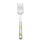 Thumbnail image #1 for Alegacy Foodservice Products Goldcrest 120GD Cold Meat Fork, 10-3/8", Stainless Steel, Gold-Plated, Hollow Handle Case of 12