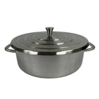 Thumbnail image #1 for Steelite International Creations Buffet, Creations Homes 7352MW304 Round Soup Chafer, 5 qt, Stainless Steel, Lift-Off Cover