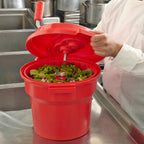 Thumbnail image #2 for Chef Master 90012 2-1/2 Gallon Plastic Salad Spinner with Bidirectional Spin and Built-In Brake