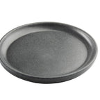 Thumbnail image #1 for TableCraft Products Terra Collection™ 11808 Round Melamine Serving Plate, Gray with Speckles, 7.5" Case of 6