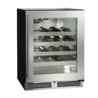 Thumbnail image #1 for Perlick Corporation HB24WS4 Undercounter Wine Cooler, 23-7/8"W, 4.8 cu. ft., Stainless Steel, ADA Compliant