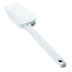 Thumbnail image #1 for TableCraft Products 2514 Spoon-Shaped Rubber Spatula, 13-1/2", White, Heat Resistant to 140°F Case of 24