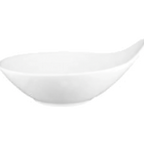 Thumbnail image #1 for Vertex China Ventana AV-E6 14 oz Teardrop China Pasta Bowl, 6 inch, Rolled Edge Case of 3 Dozen