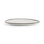 Thumbnail image #2 for Mikasa Hospitality (Lifetime Brands, Inc.) Lodge 5256150 11" Free-Form Coupe Plate, Cream White Vitrified Porcelain Case of 12