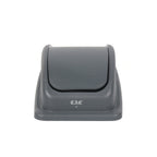 Thumbnail image #1 for CAC China TCSL-D23GY 23 Gallon Gray Plastic Swing Dome Trash Can Lid Case of 4