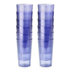 Thumbnail image #2 for New Star Foodservice Inc. 46281 12 oz Blue Pebbled SAN Plastic Tumbler Case of 6 Dozen