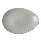 Thumbnail image #1 for Tableware Solutions USA Rustics by Continental 29FUS337-02 China Platter, 12-4/5" x 9-1/4", Coupe Rim, Light Green Case of 12
