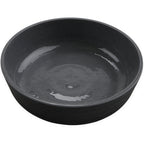 Thumbnail image #1 for G.E.T. Roca Glazed RB-7-WS/GRM Low Street Bowl, 24 oz, 7" Round, Melamine, White Gloss/Gray Matte 1 Dozen