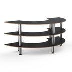 Thumbnail image #1 for Steelite International Mogogo, Modular MGCMSX01MSXF 3-Tier Curved Modular Serving Station, 81-1/2"W x 41"D x 35"H