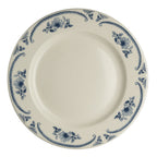 Thumbnail image #1 for Steelite Homer, American Rose Blue HL4445035 Rolled Edge China Plate, Round, 10-5/8", Blue 1 Dozen