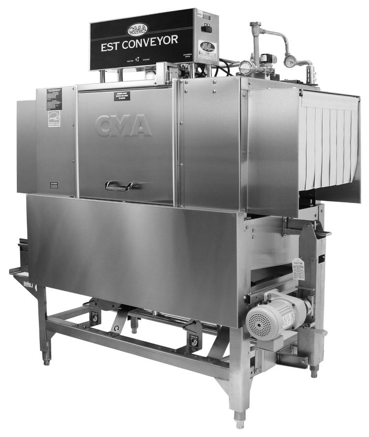 Product image #5 for CMA Energy Mizer EST-44 44-Inch Convertible High/Low Temp Conveyor Dishwasher