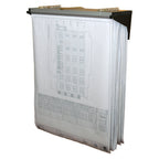 Thumbnail image #2 for Alpine Industries ADI616-BLK Drop/Lift Wall Rack for Blueprints, Black
