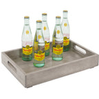 Thumbnail image #2 for Cal-Mil Aspen 3475-1-110 Rectangular Wood Room Service Tray, 13 x 16 in, Gray-Washed Pine Case of 2